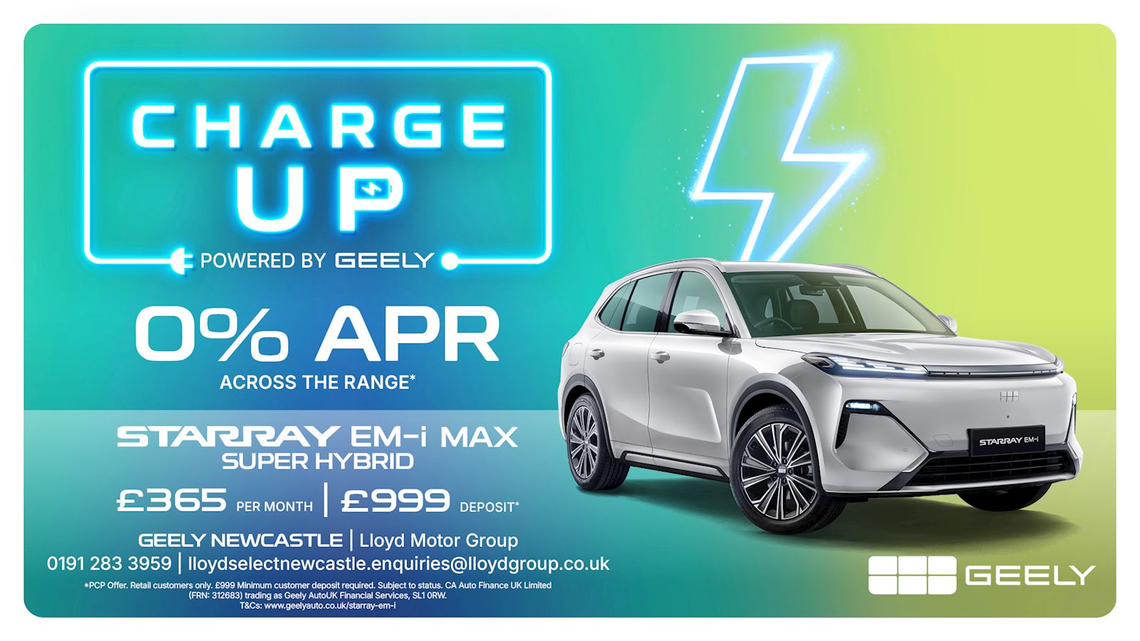 Geely Starray EM-i Charge Up Offer May 2026