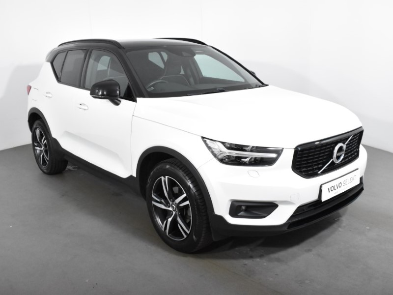 Used 2019 VOLVO XC40 1.5 T3 [163] R DESIGN 5dr Geartronic Crystal White ...