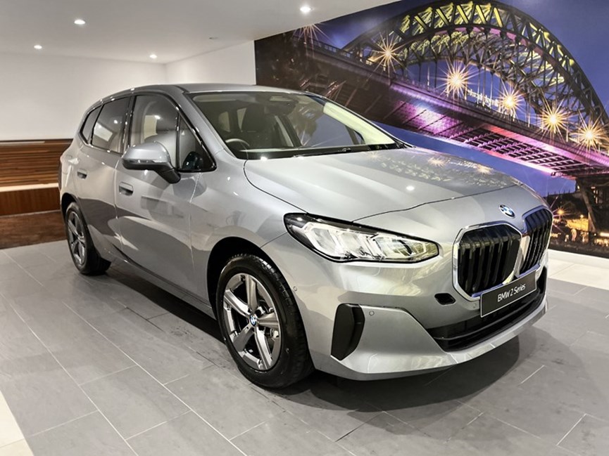 New BMW Series 220i Sport Active Tourer Skyscraper Grey metallic