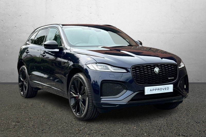 Used 2024 JAGUAR F PACE 2.0 D200 R Dynamic HSE Black 5dr Auto AWD Portofino blue 46460.00 Lloyd Motor Group