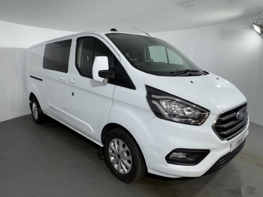2023 (23) FORD COMMERCIAL TRANSIT CUSTOM 2.0 EcoBlue 130ps Low Roof D/Cab Limited Van