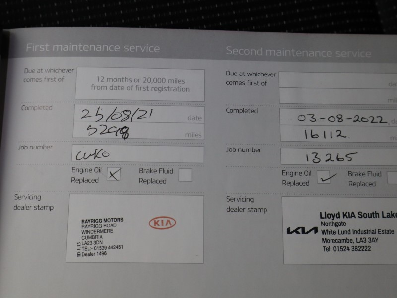 2020 (70) KIA SPORTAGE 1.6 CRDi 48V ISG 2 5dr 5401060
