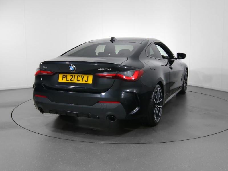 2021 (21) BMW 4 SERIES 420d xDrive MHT M Sport 2dr Step Auto 3459036