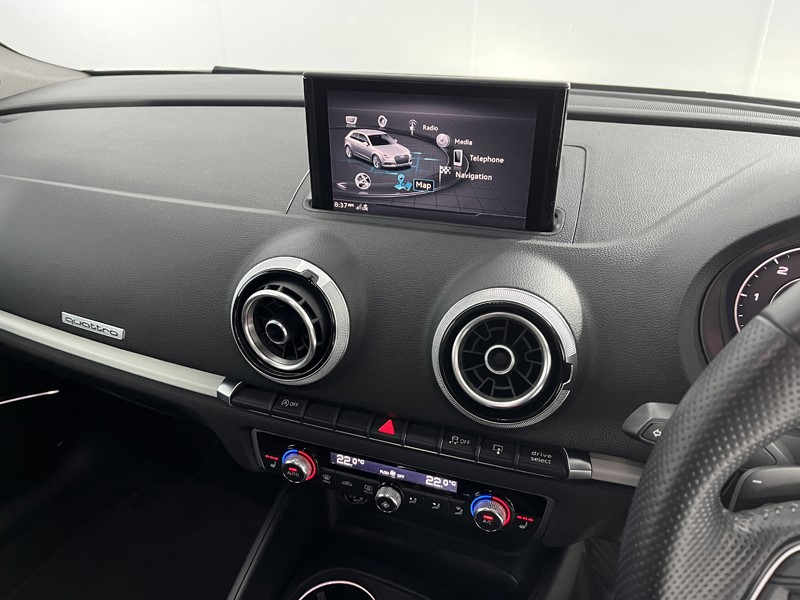 2017 (17) AUDI A3 2.0 TDI 184 Quattro Black Edition 3dr S Tronic 5108628