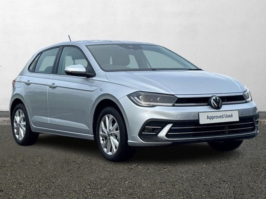 Used 2023 VOLKSWAGEN POLO TSI Style 5dr Reflex Silver Metallic