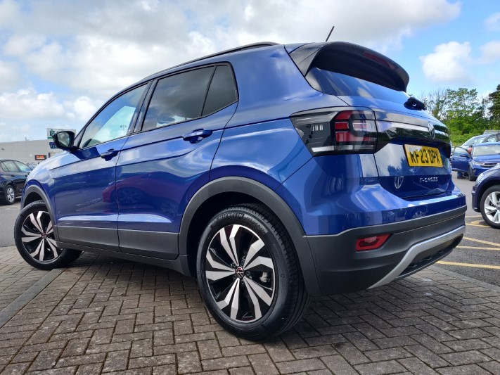 2023 (23) VOLKSWAGEN T-CROSS 1.0 TSI 110 Black Edition 5dr DSG 3397745