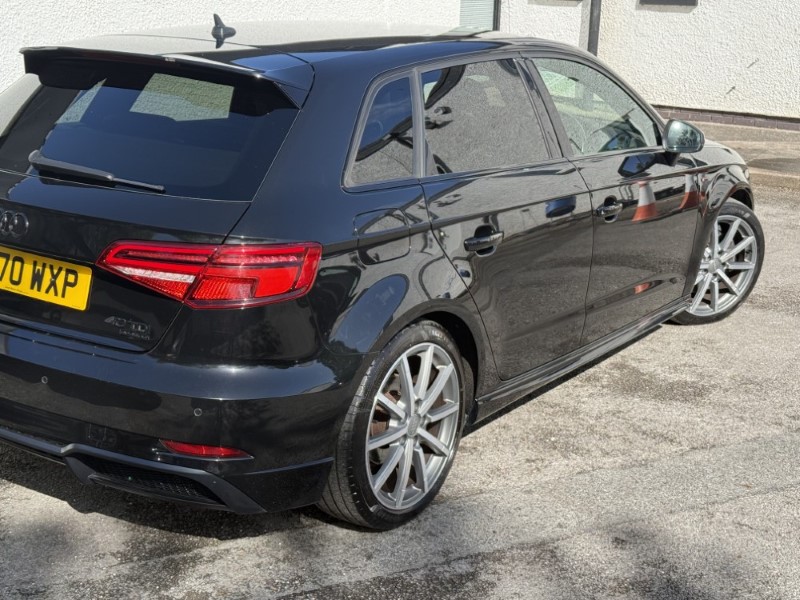 2020 (70) AUDI A3 40 TDI 184 Quattro Black Edition 5dr S Tronic 5397316