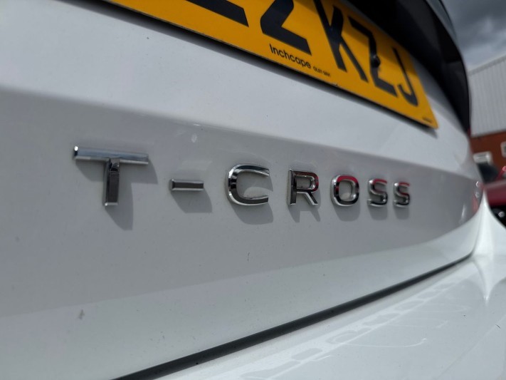 2022 (22) VOLKSWAGEN T-CROSS 1.0 TSI 110 SEL 5dr 5412595