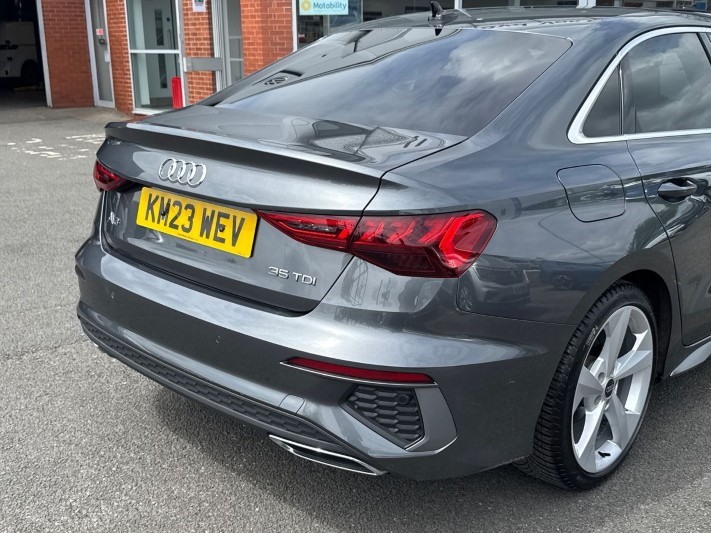 2023 (23) AUDI A3 Saloon 35 TDI S Line 4dr S Tronic 5512340