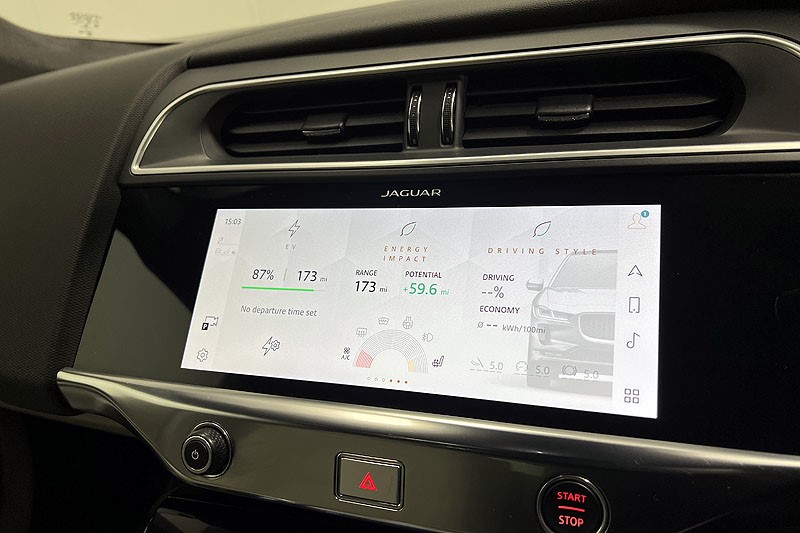 2022 (72) JAGUAR I-PACE 294kW EV400 HSE Black 90kWh 5dr Auto 11kW Charger 5082880