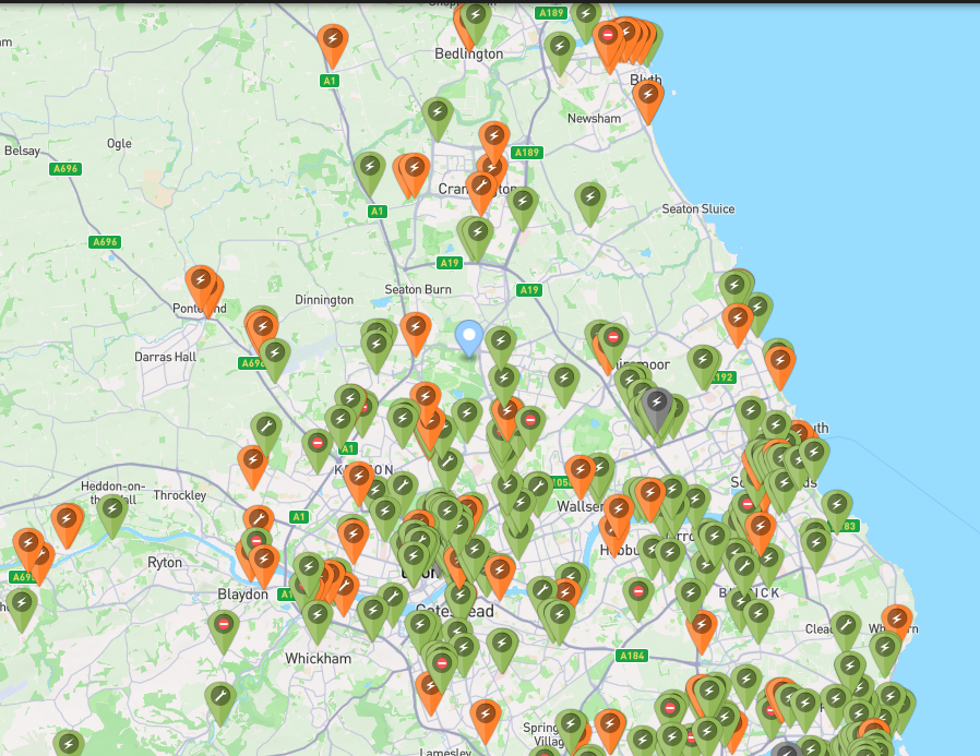 Charging Map